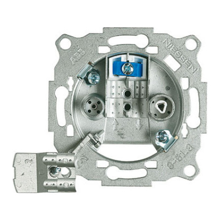 Розетка TV-FM-SAT ABB ZENIT, скрытый монтаж, 2CLA815130A1001